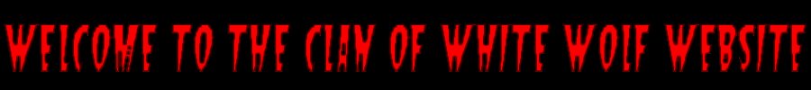 Clan of White Wolf WebSite